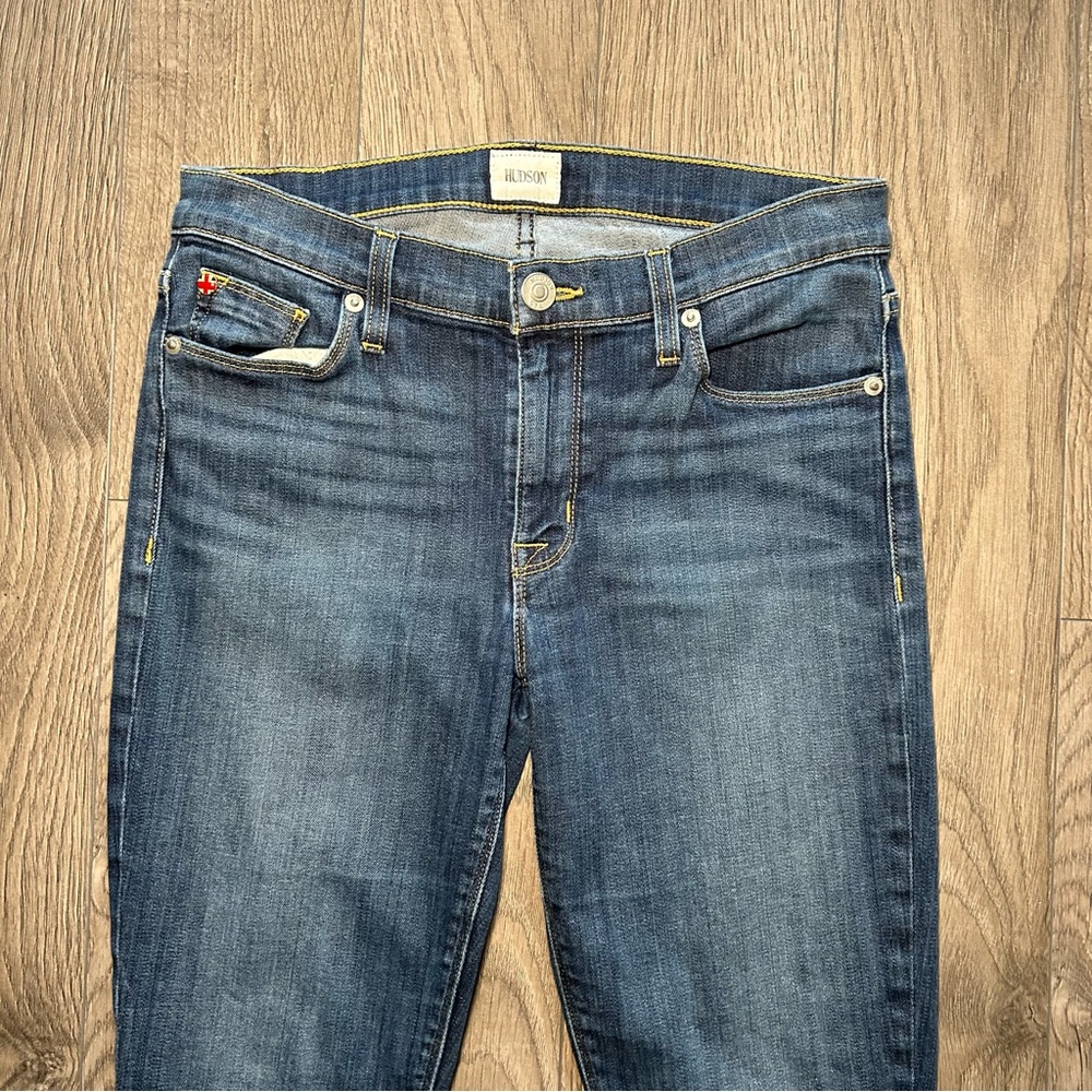 Hudson Jeans Nico Super Skinny Midrise Jean Mid / Dark Wash ‘Vera’ Size 27 - Picture 10 of 15